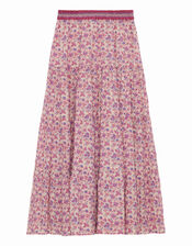 Petite Mendigote Print Midi Skirt, Natural (ECRU), large