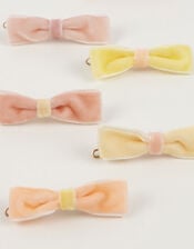 Meri Meri 10-Pack Velvet Bow Hair Clips, , large