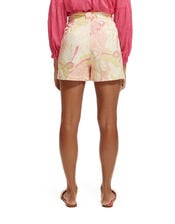 Scotch and Soda Floral Print Casual Shorts, Pink (PINK), large