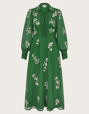 Erica Shirt Dress, Green (GREEN), large