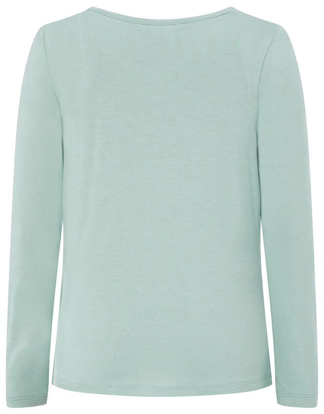 Pegasus Glitter Top with LENZING™ ECOVERO™, Blue (AQUA), large