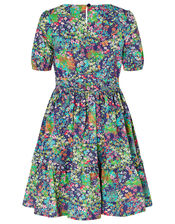 Wild Flower Dress, Blue (NAVY), large
