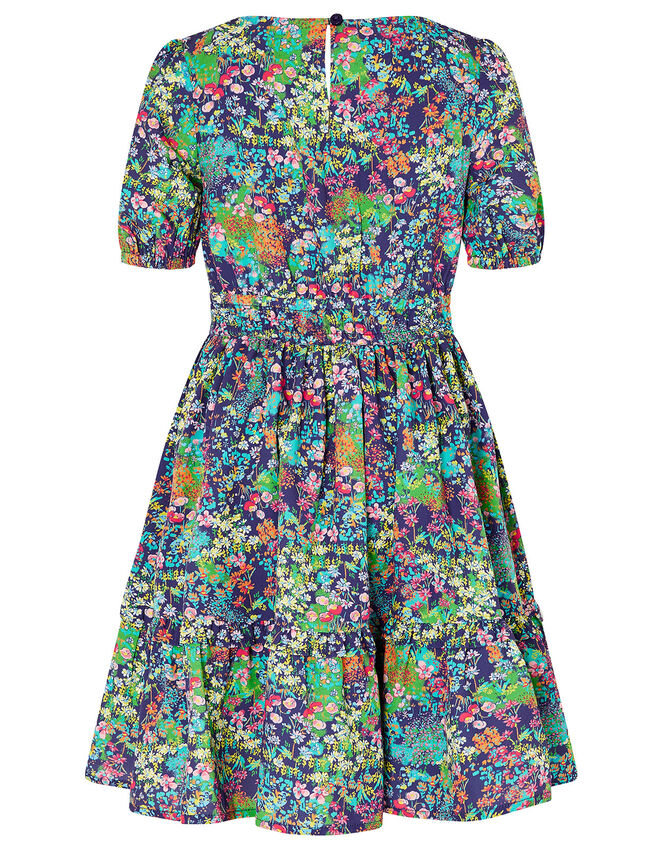 Wild Flower Dress, Blue (NAVY), large