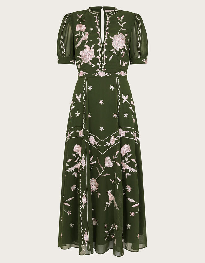 Grace Embroidered Dress, Green (GREEN), large