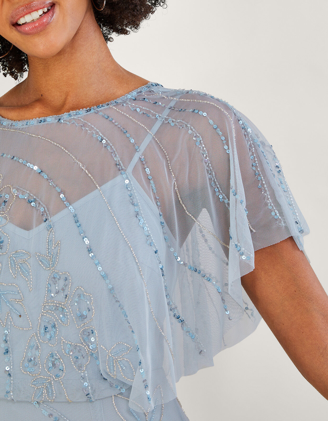 Monsoon glitter top cloud dress