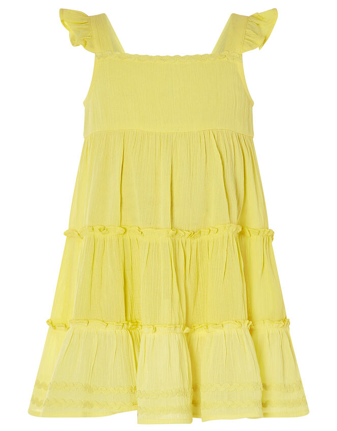 Baby Sunshine Tiered Dress, Yellow (YELLOW), large