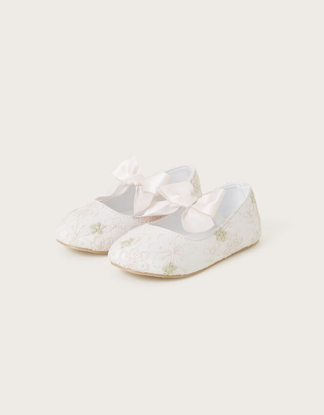 Baby Tulle Blossom Walker Shoes, Pink (PINK), large