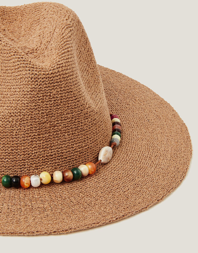 Billi Beaded Fedora Hat, , large