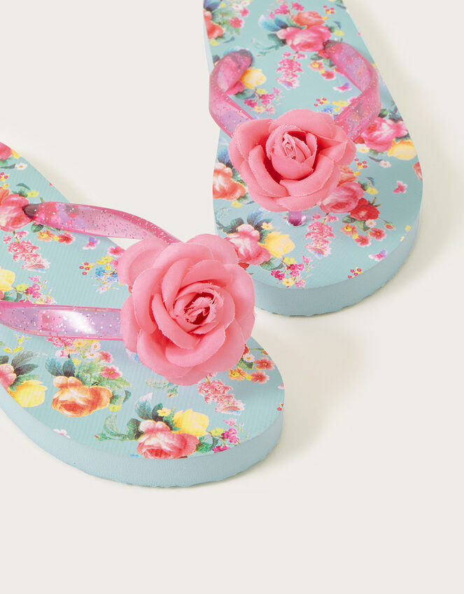Flower Flip Flops, Multi (MULTI), large