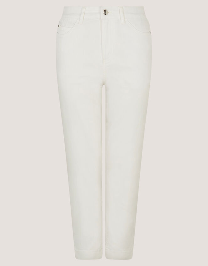 Idabella Slim Cropped Jeans, Natural (ECRU), large