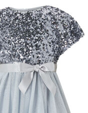 Truth Sequin Sparkle Maxi Dress, Blue (BLUE), large