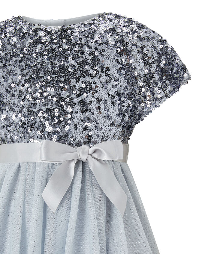 Truth Sequin Sparkle Maxi Dress, Blue (BLUE), large