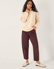 Em Floral Embroidered Knit Sweater, Ivory (IVORY), large