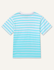Boat Stripe T-Shirt, Blue (BLUE), large