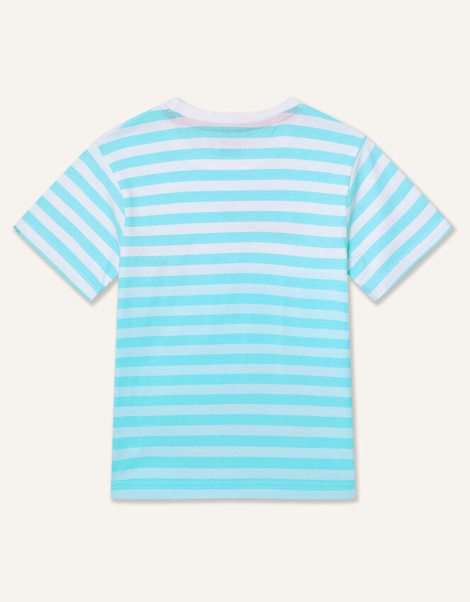 Boat Stripe T-Shirt, Blue (BLUE), large