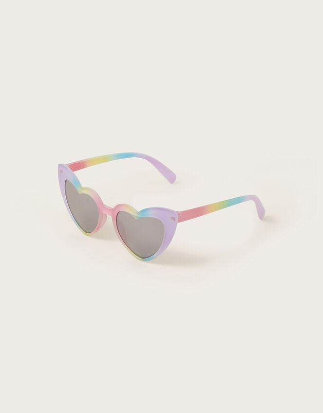 Ombre Heart Sunglasses with Case, , large