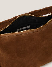 Della Suede Handbag, , large