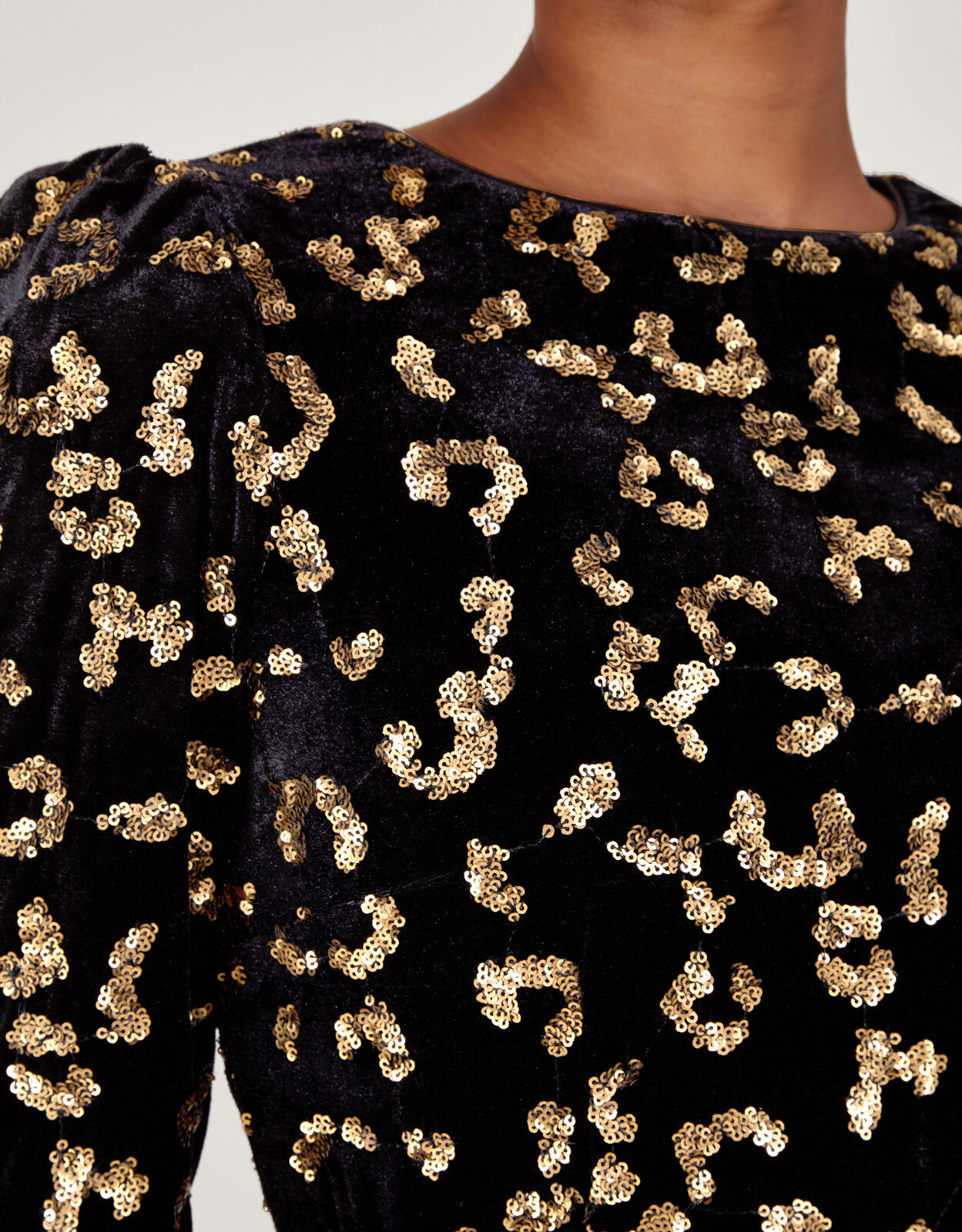 Monsoon saturn sequin online dress