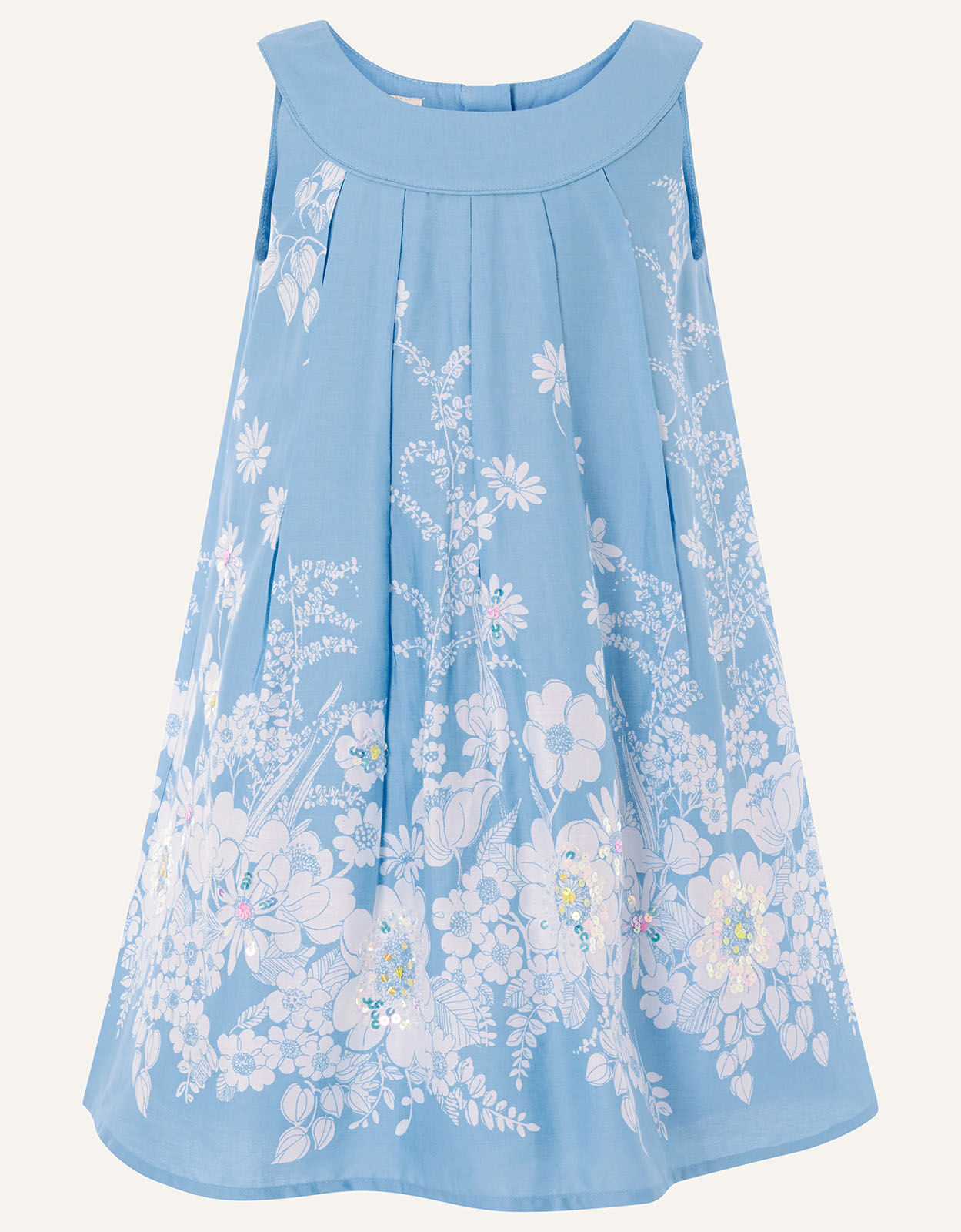 embellished swing dress