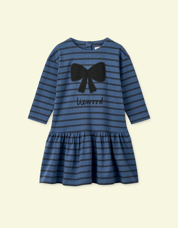 Liewood Stripe Dress, Blue (NAVY), large