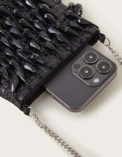 Tess Tear Drop Phone Bag, Black (BLACK), large