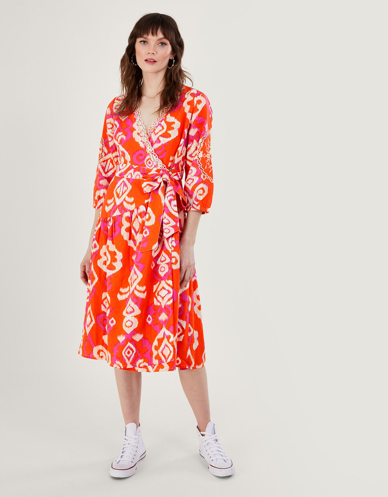 Monsoon linen dress online