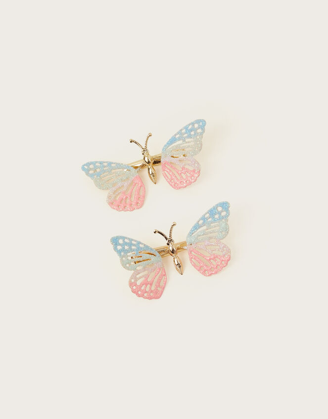 2-Pack Flutter Butterfly Hair Clips, , large