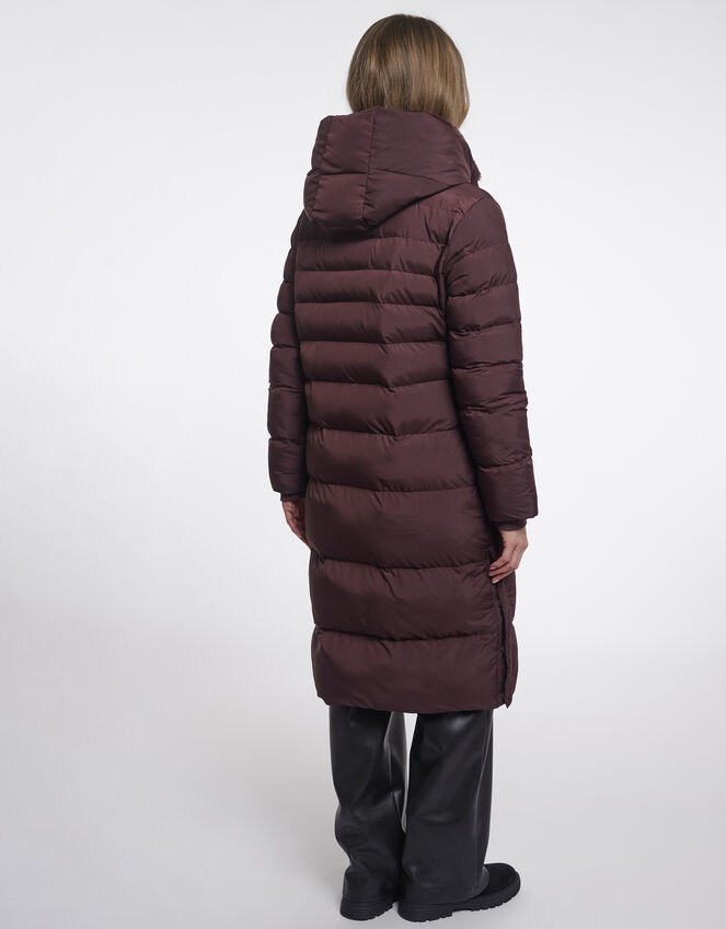 Rino & Pelle Hudson Long Padded Coat , Red (BURGUNDY), large
