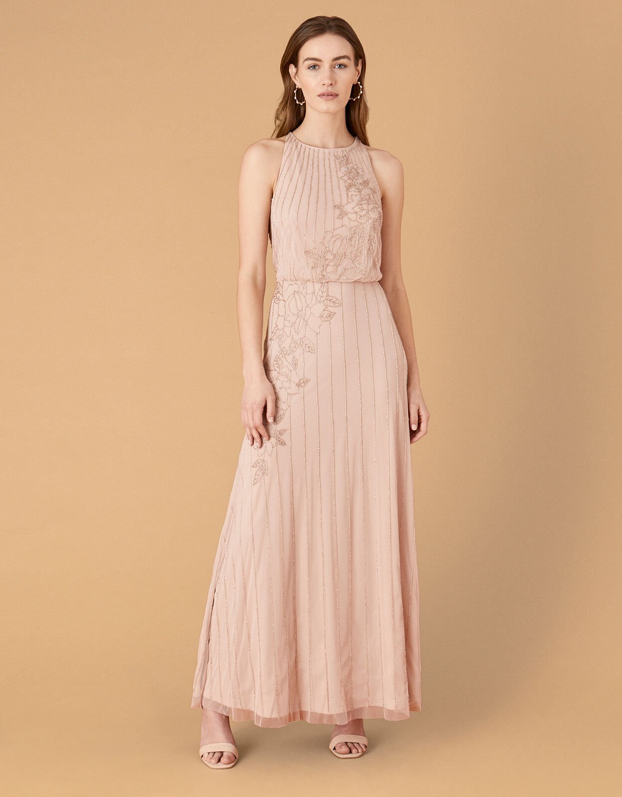 Beaded summer dress clearance