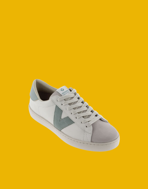 Victoria Berlin Lace Sneakers, Green (JADE), large