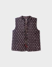 East Jesi Print Quilted Gliet, Multi (MULTI), large