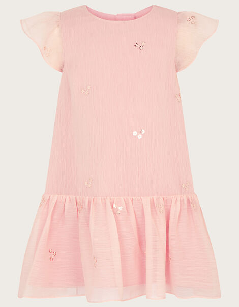 Baby Scatter Sequin Party Dress, Pink (PINK), large