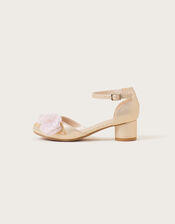 Ella Rose Corsage Two-Part Heels, Gold (GOLD), large