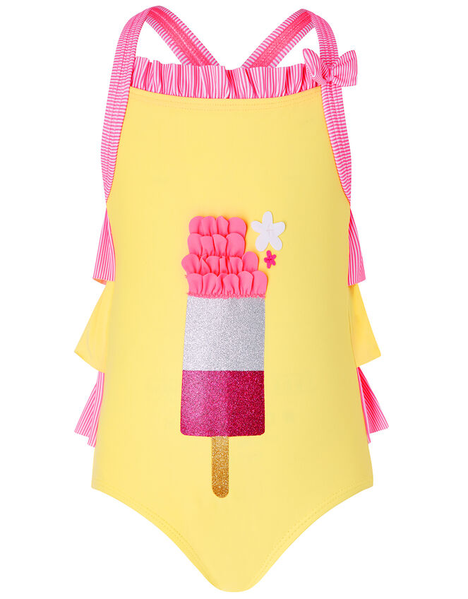 Baby Ice Lolly Colourful Swimsuit, Yellow (YELLOW), large