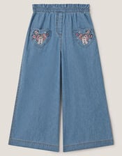 Monsoon x My Little Pony Chambray Trousers, Blue (BLUE), large