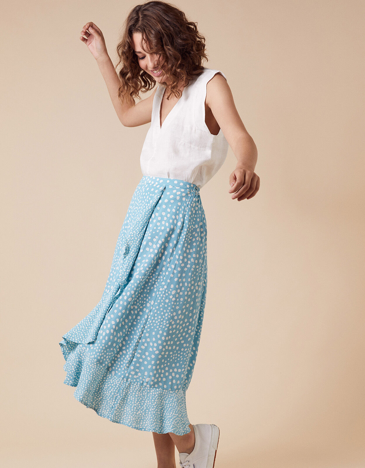 viscose wrap skirt