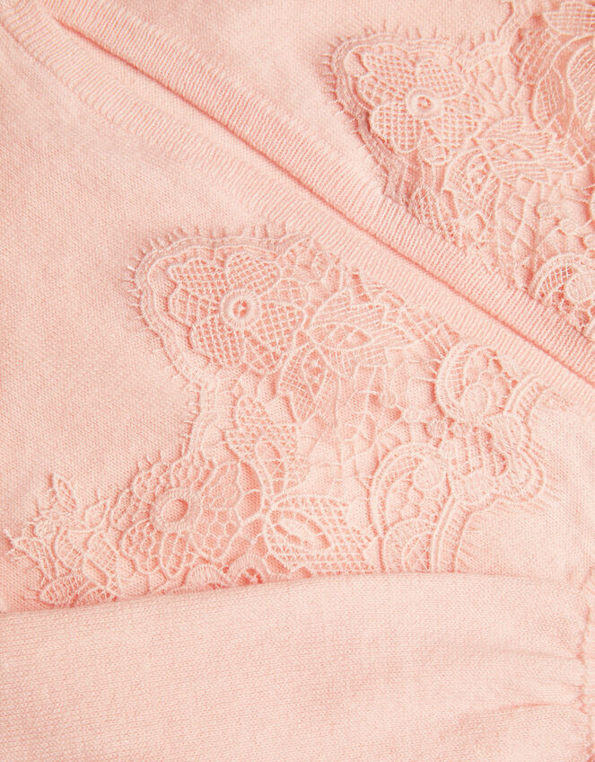Harper Lace Cardigan, Pink (PINK), large
