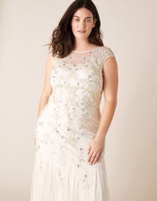 Isabella Bridal Dress, Ivory (IVORY), large