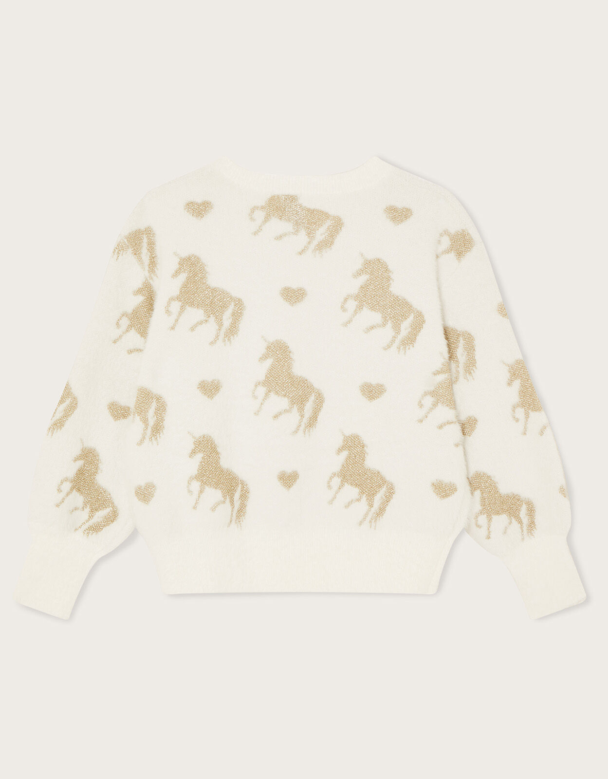 Fluffy Unicorn Print Jumper
