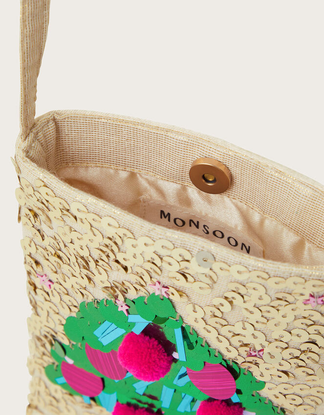 Sequin Christmas Tree Bag, , large