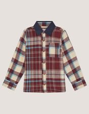 Contrast Check Print Shirt, Multi (MULTI), large