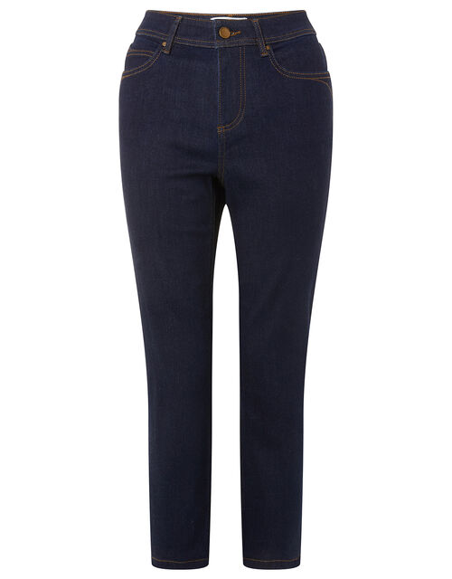 Idabella Crop Jeans with Organic Cotton, Blue (INDIGO), large