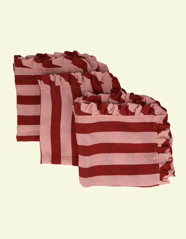 Meri Meri 3-Pack Stripe Ruffle Napkins, , large