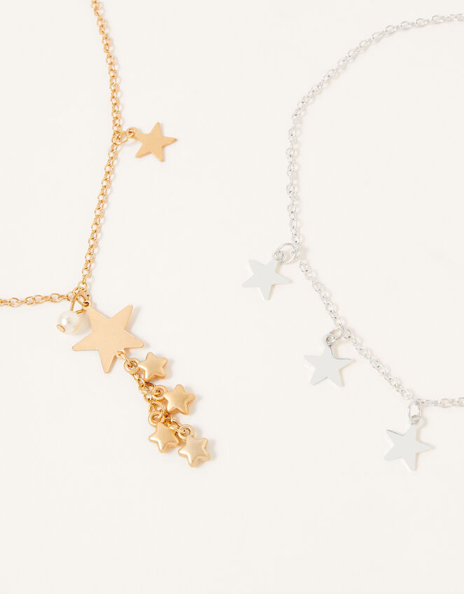 Star and Tassel Necklace Set, , large