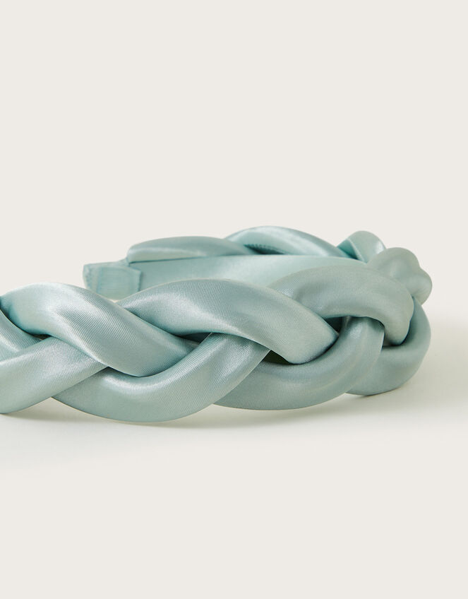 Plait Headband, Green (SAGE), large