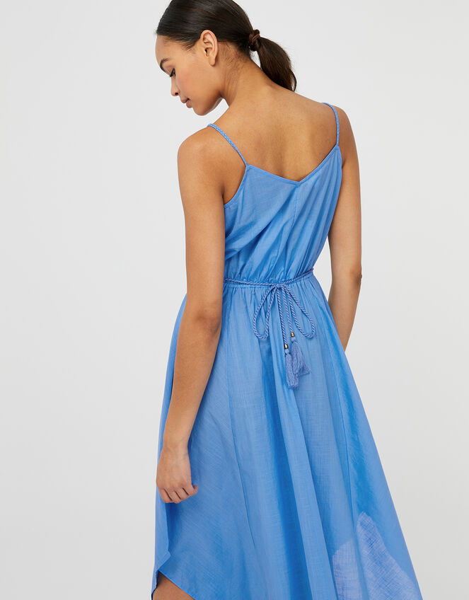 Amber Hanky Hem Dress, Blue (BLUE), large