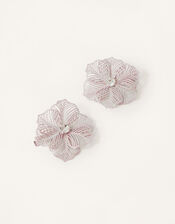 Leaf Flower Hair Clip Twinset, , large