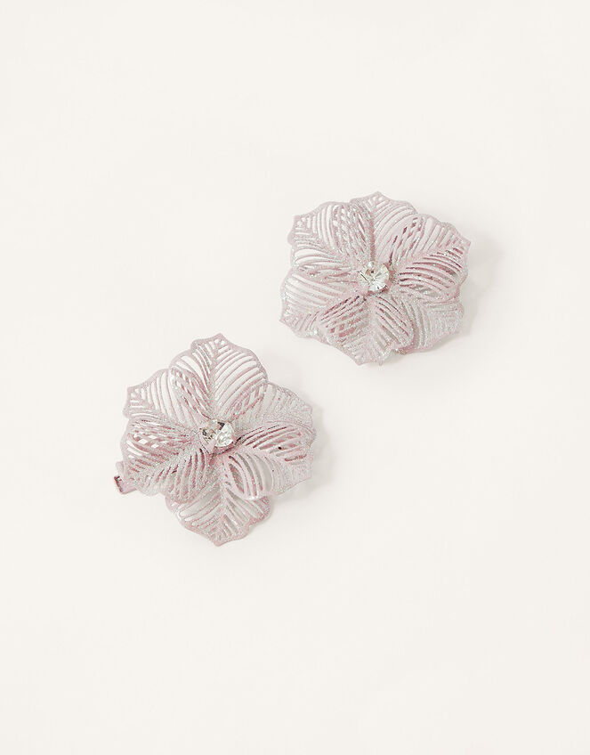 Leaf Flower Hair Clip Twinset, , large