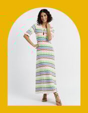 Chinti & Parker Chevron Stitch Maxi Dress, Multi (MULTI), large