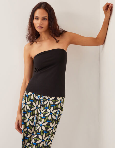 Billie Bandeau Top, Black (BLACK), large